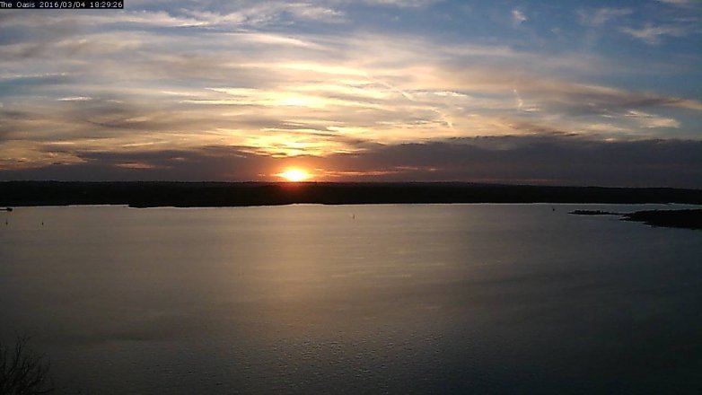 Lake Travis webcam, March 4, 2016 5:35 PM CT