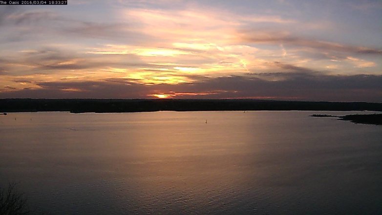 Lake Travis webcam, March 4, 2016 5:40 PM CT