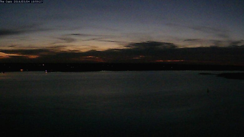 Lake Travis webcam, March 4, 2016 6:05 PM CT