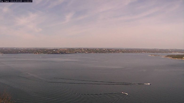 Lake Travis webcam, March 5, 2016 10:30 AM CT