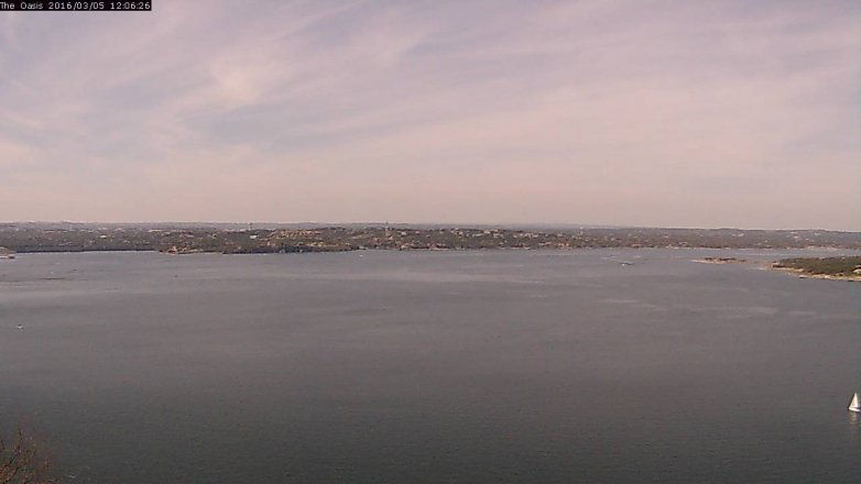 Lake Travis webcam, March 5, 2016 11:15 AM CT