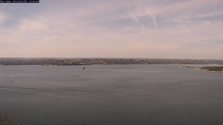 Lake Travis webcam, March 5, 2016 11:50 AM CT