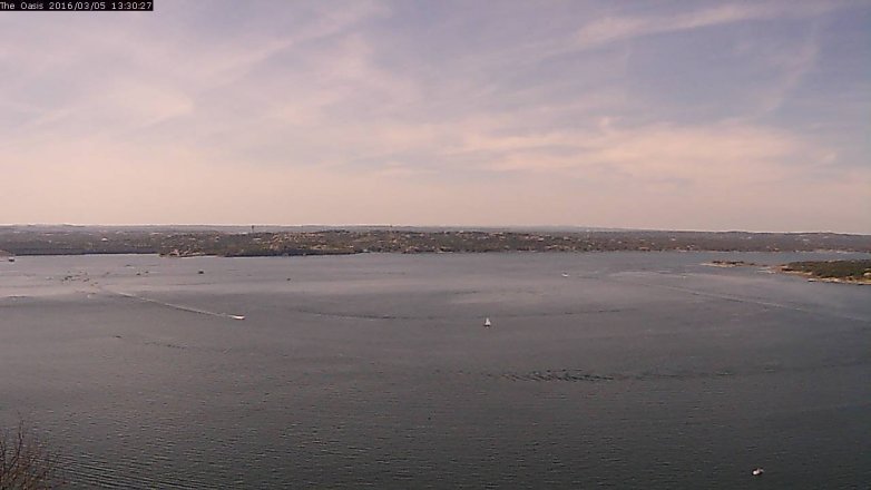 Lake Travis webcam, March 5, 2016 12:35 PM CT