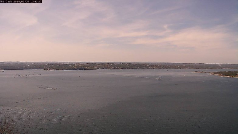 Lake Travis webcam, March 5, 2016 12:50 PM CT