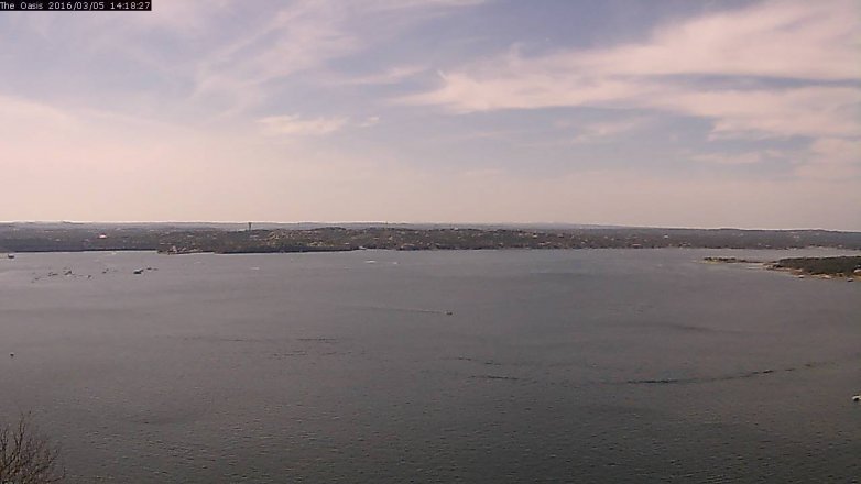 Lake Travis webcam, March 5, 2016 1:25 PM CT