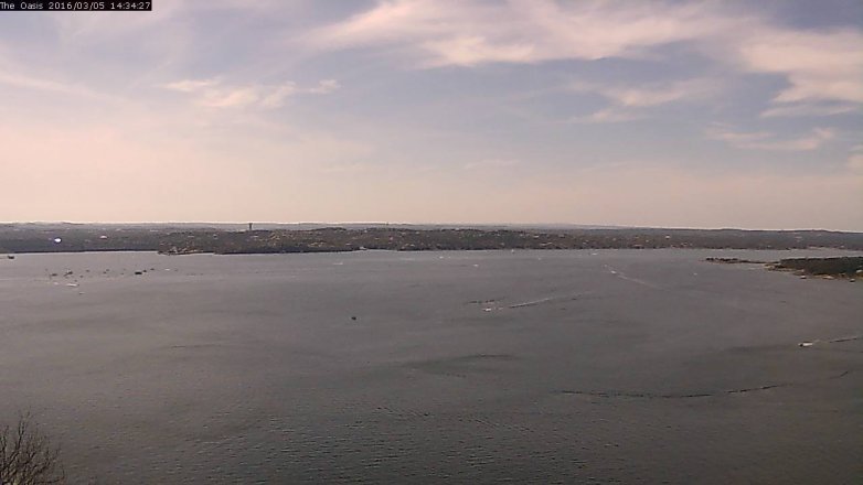 Lake Travis webcam, March 5, 2016 1:40 PM CT
