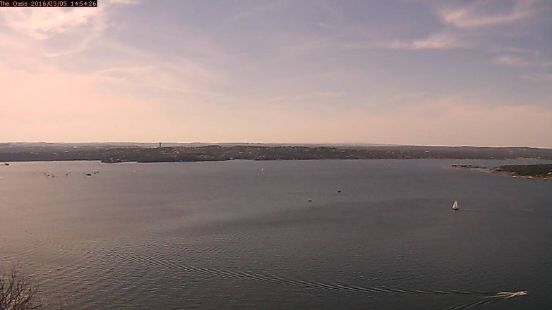 Lake Travis webcam, March 5, 2016 2:00 PM CT