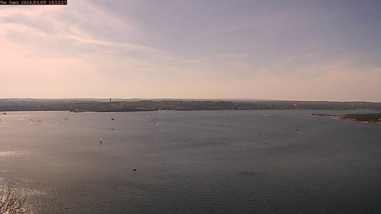 Lake Travis webcam, March 5, 2016 2:20 PM CT