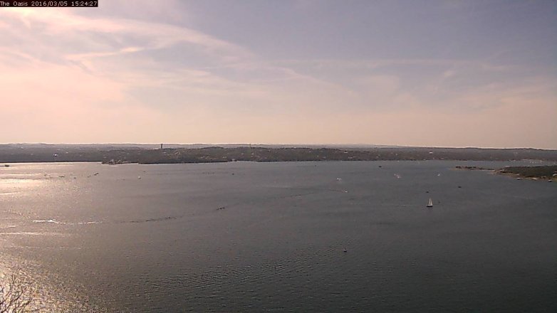 Lake Travis webcam, March 5, 2016 2:30 PM CT