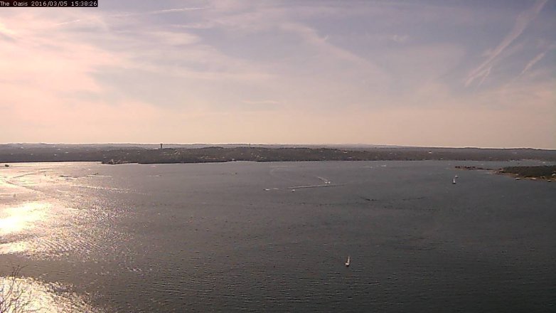 Lake Travis webcam, March 5, 2016 2:45 PM CT
