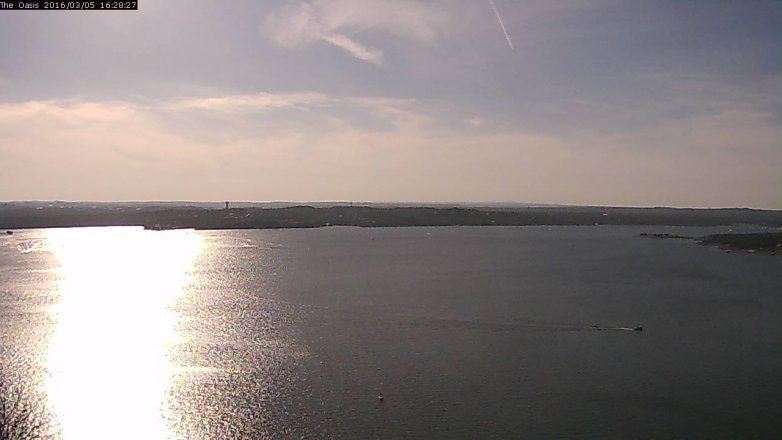 Lake Travis webcam, March 5, 2016 3:35 PM CT