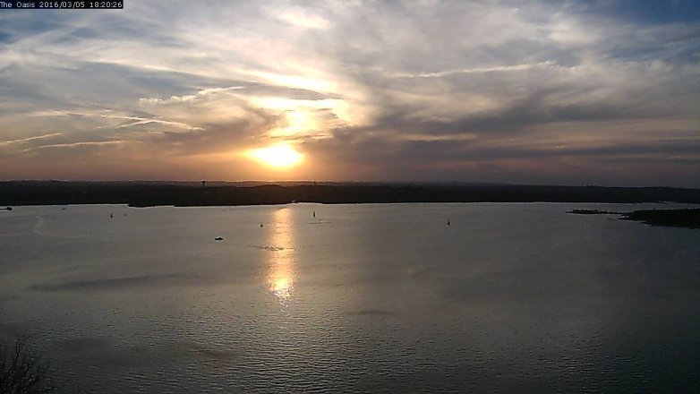 Lake Travis webcam, March 5, 2016 5:25 PM CT