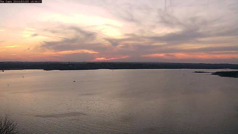 Lake Travis webcam, March 5, 2016 5:45 PM CT