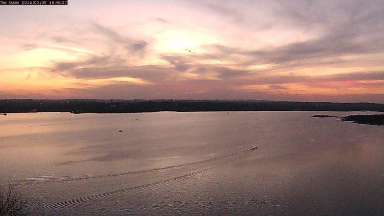 Lake Travis webcam, March 5, 2016 5:55 PM CT