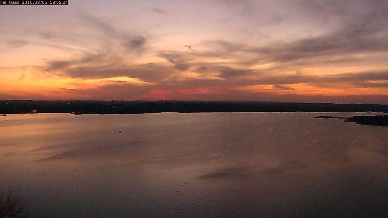 Lake Travis webcam, March 5, 2016 6:00 PM CT