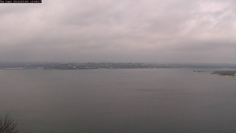 Lake Travis webcam, March 6, 2016 9:55 AM CT
