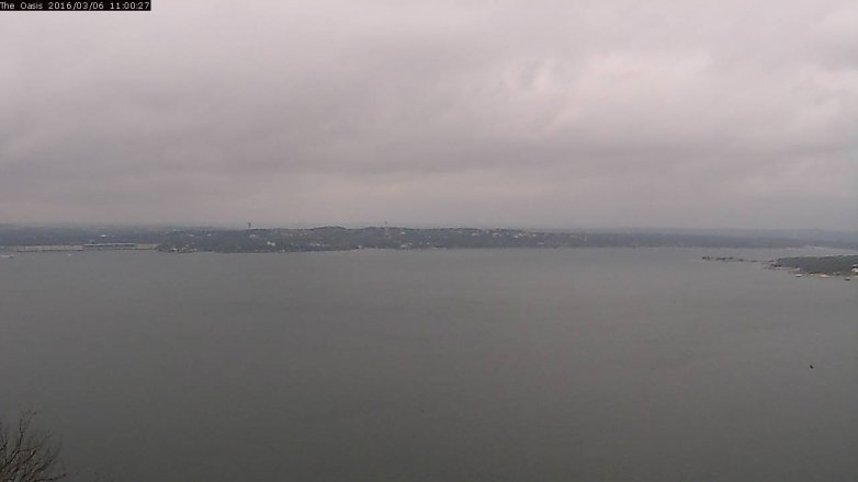 Lake Travis webcam, March 6, 2016 10:10 AM CT