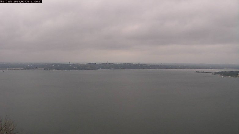 Lake Travis webcam, March 6, 2016 10:15 AM CT