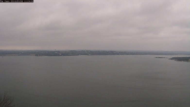 Lake Travis webcam, March 6, 2016 10:30 AM CT