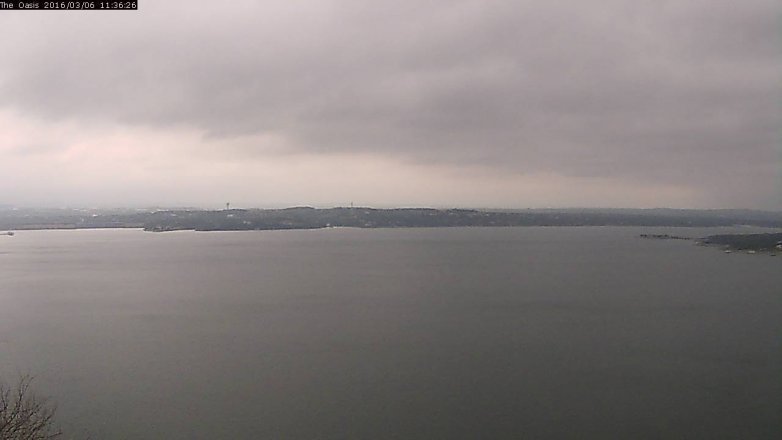 Lake Travis webcam, March 6, 2016 10:40 AM CT
