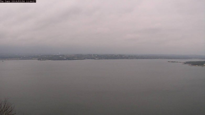 Lake Travis webcam, March 6, 2016 10:50 AM CT
