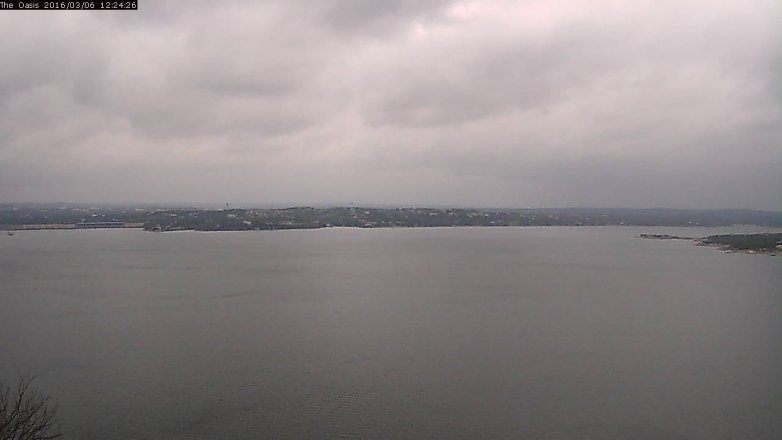 Lake Travis webcam, March 6, 2016 11:30 AM CT
