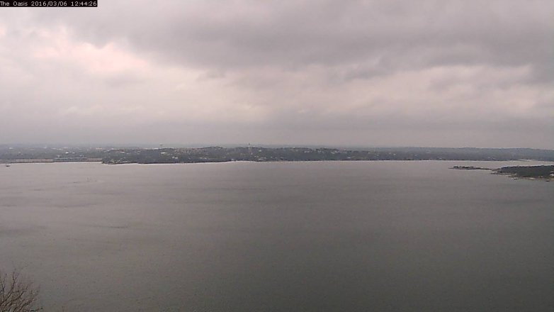 Lake Travis webcam, March 6, 2016 11:50 AM CT