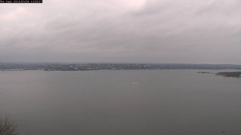 Lake Travis webcam, March 6, 2016 12:05 PM CT