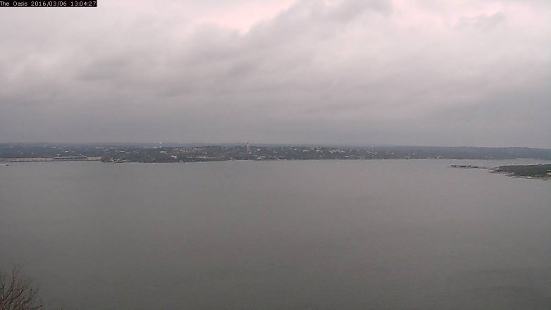 Lake Travis webcam, March 6, 2016 12:10 PM CT