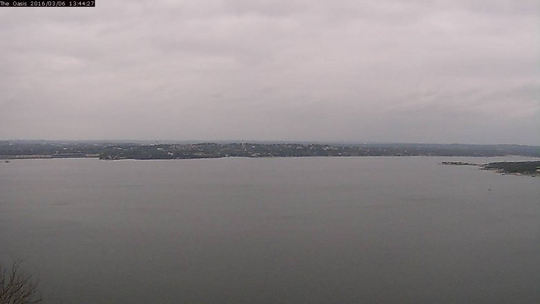 Lake Travis webcam, March 6, 2016 12:50 PM CT