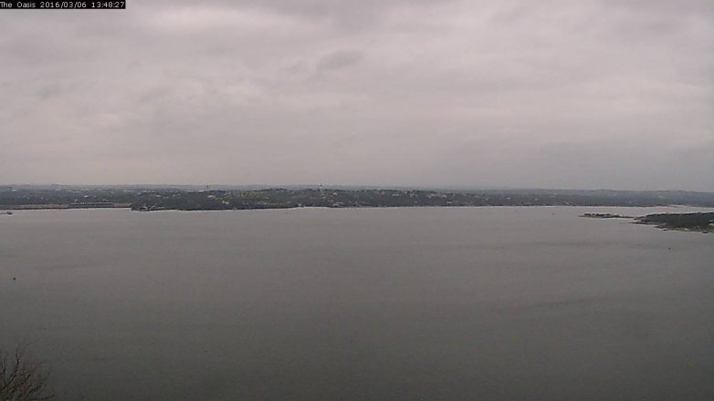 Lake Travis webcam, March 6, 2016 12:55 PM CT