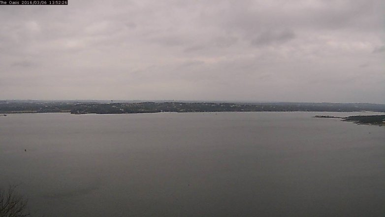 Lake Travis webcam, March 6, 2016 1:00 PM CT