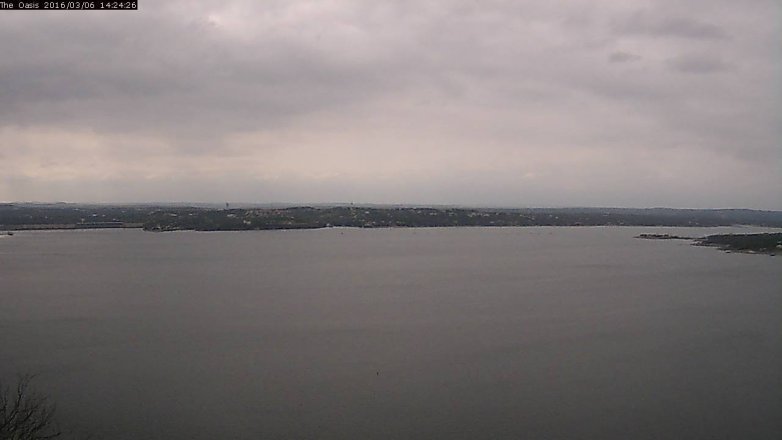 Lake Travis webcam, March 6, 2016 1:30 PM CT