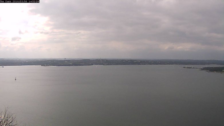 Lake Travis webcam, March 6, 2016 2:00 PM CT