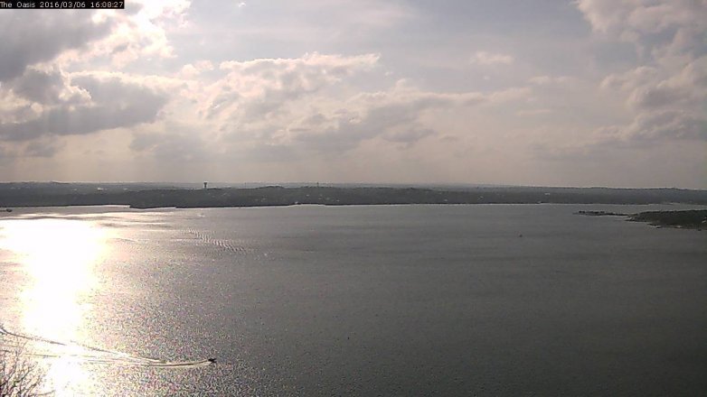 Lake Travis webcam, March 6, 2016 3:15 PM CT