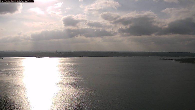 Lake Travis webcam, March 6, 2016 4:00 PM CT