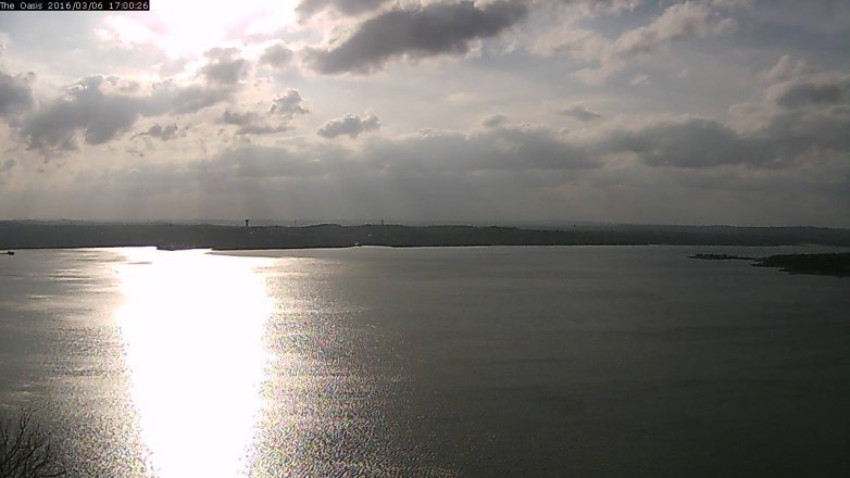 Lake Travis webcam, March 6, 2016 4:05 PM CT