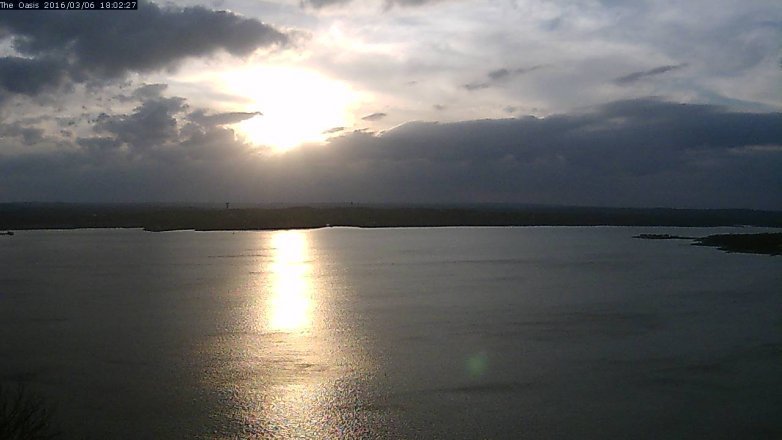 Lake Travis webcam, March 6, 2016 5:10 PM CT