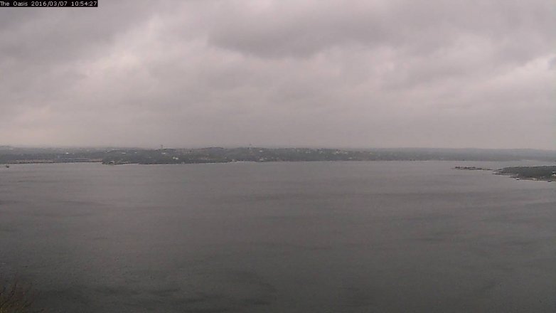 Lake Travis webcam, March 7, 2016 10:00 AM CT