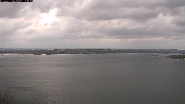 Lake Travis webcam, March 7, 2016 1:00 PM CT