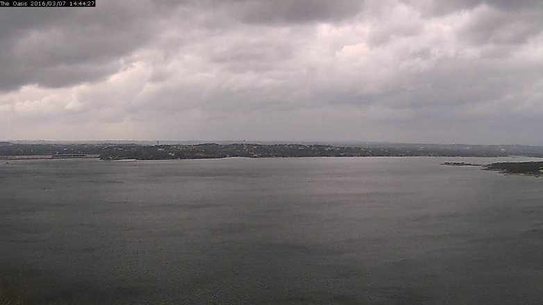 Lake Travis webcam, March 7, 2016 1:50 PM CT