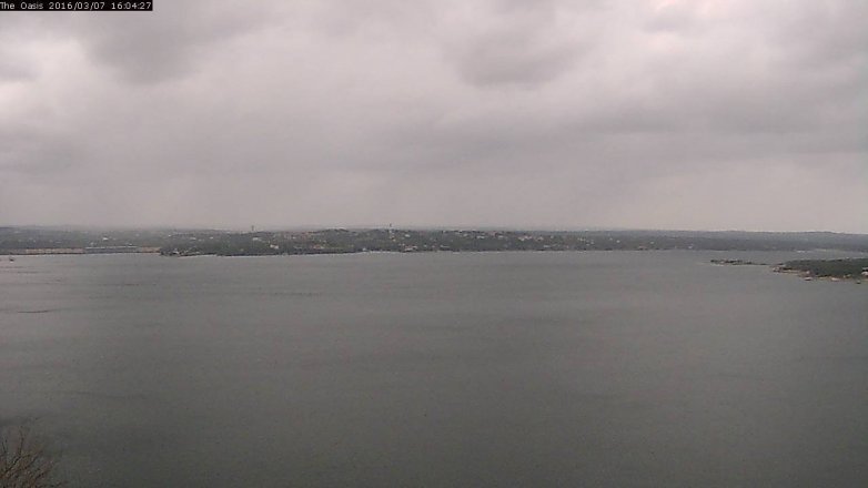 Lake Travis webcam, March 7, 2016 3:10 PM CT