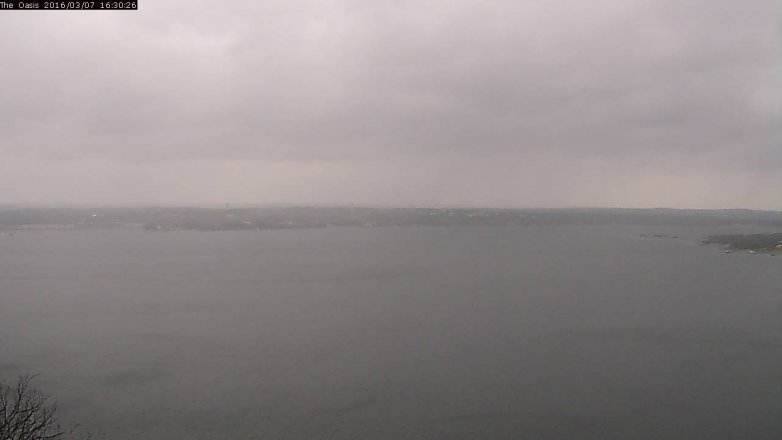 Lake Travis webcam, March 7, 2016 3:35 PM CT