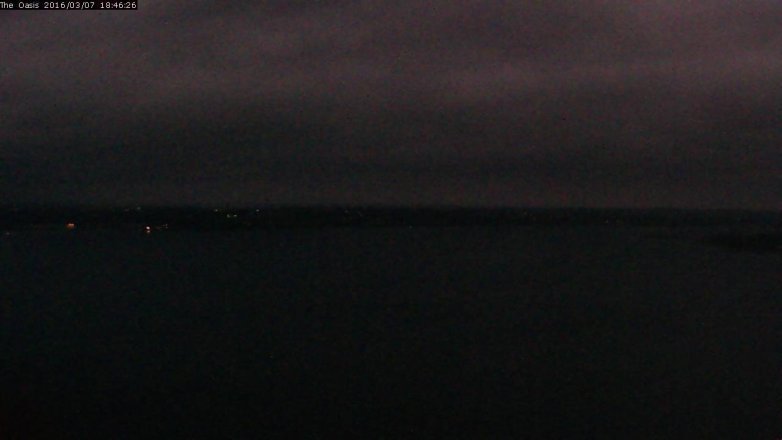 Lake Travis webcam, March 7, 2016 5:55 PM CT