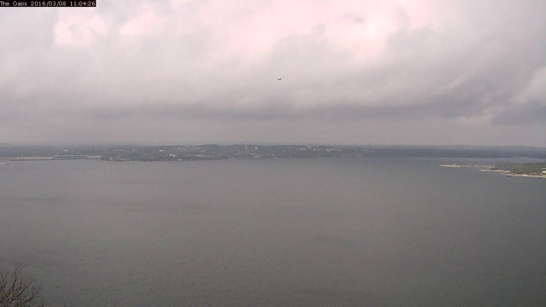 Lake Travis webcam, March 8, 2016 10:10 AM CT