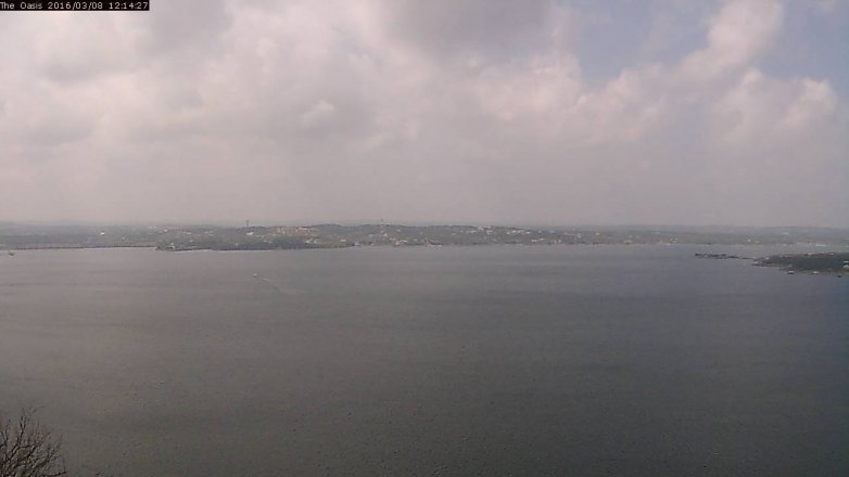 Lake Travis webcam, March 8, 2016 11:20 AM CT