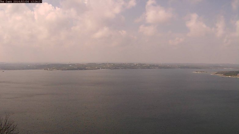 Lake Travis webcam, March 8, 2016 11:35 AM CT