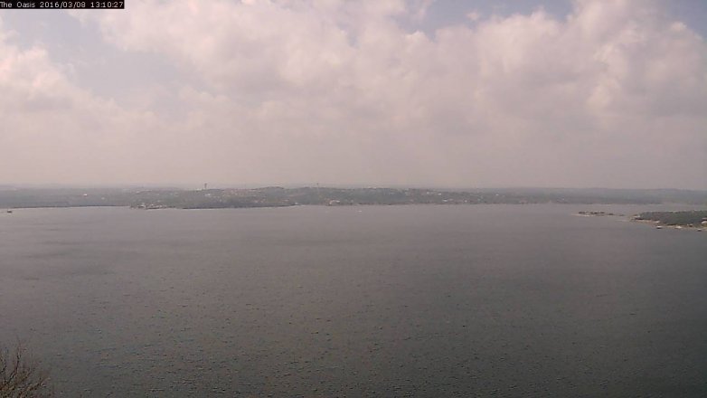 Lake Travis webcam, March 8, 2016 12:15 PM CT