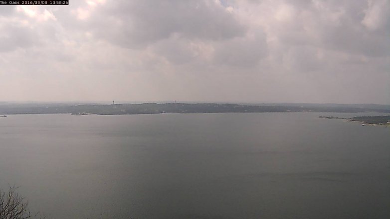 Lake Travis webcam, March 8, 2016 1:05 PM CT