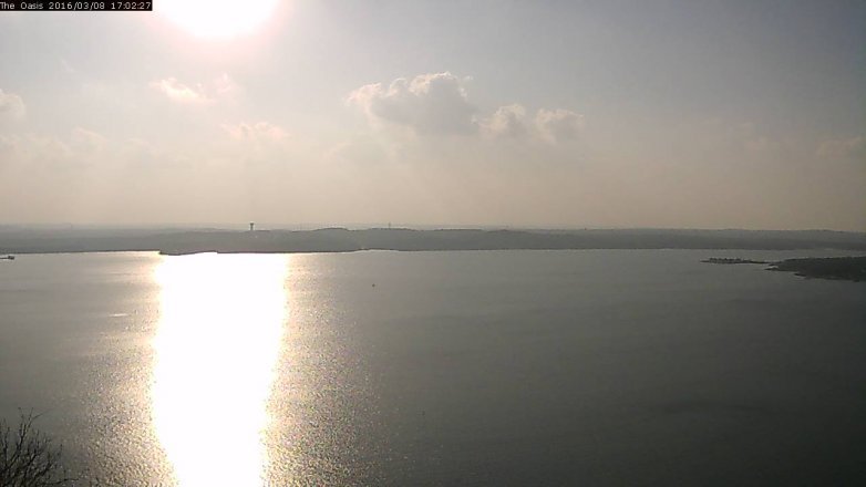 Lake Travis webcam, March 8, 2016 4:10 PM CT
